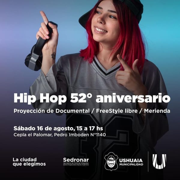 Ushuaia festeja 52 años del Hip Hop en el CePLA El Palomar