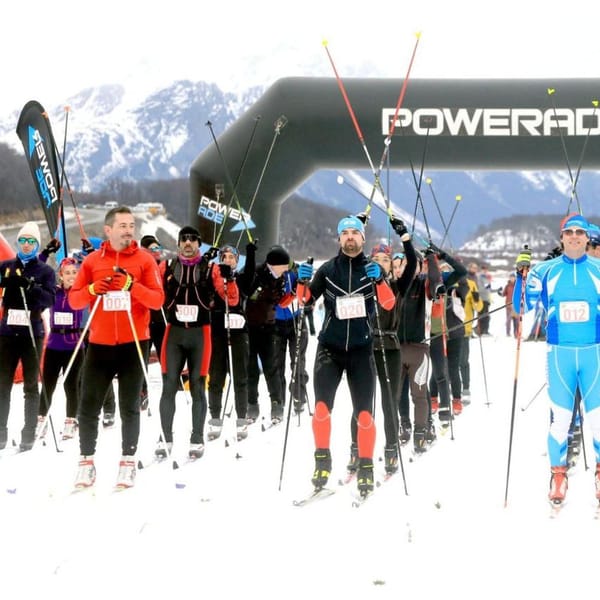 Ushuaia participó en la 37ª Marchablanca de esquí de fondo