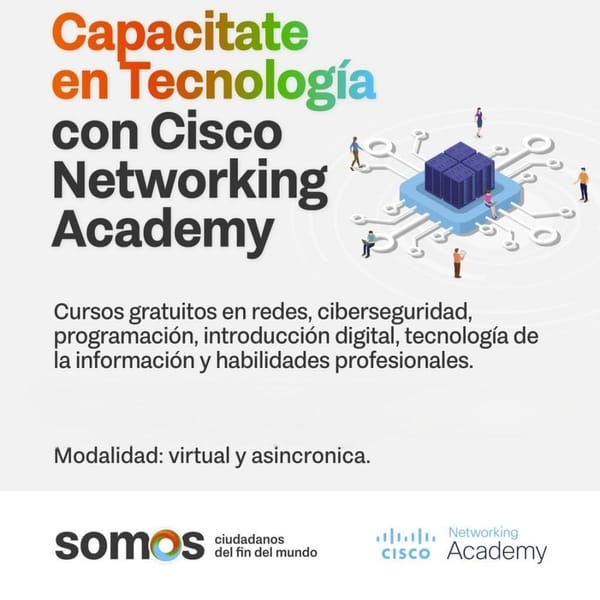 Capacitación digital en Tierra del Fuego con Cisco Network Academy