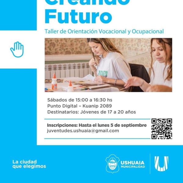 Inscripciones abiertas para el taller “Creando Futuro” 2025