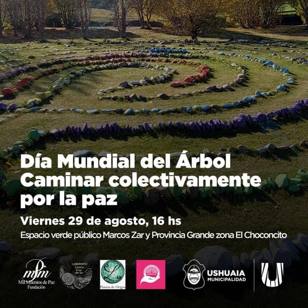Ushuaia celebra el Día del Árbol con caminata por la paz