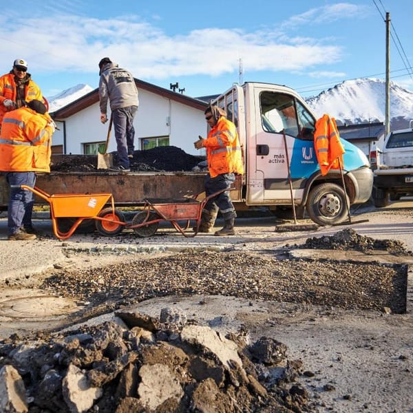 Plan de recuperación vial en Ushuaia avanza sin pausa
