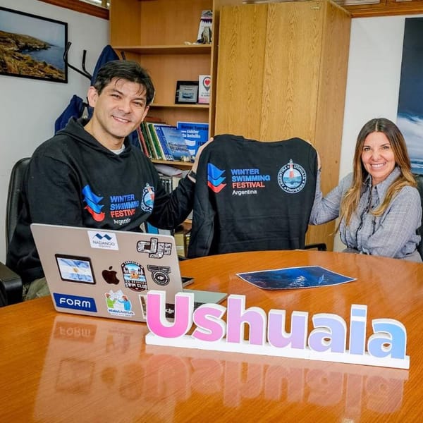 Ushuaia busca posicionarse en el turismo de natación invernal