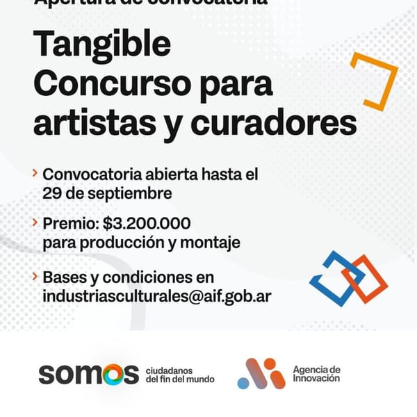 Convocatoria abierta para el concurso artístico Tangible