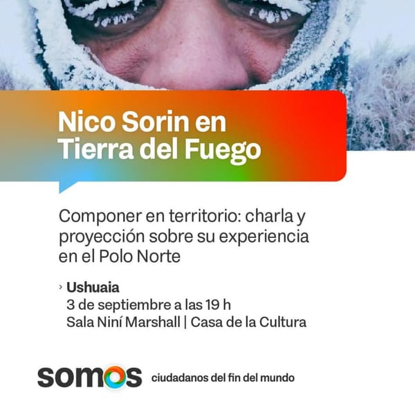 Nico Sorín visita Ushuaia para compartir su experiencia creativa