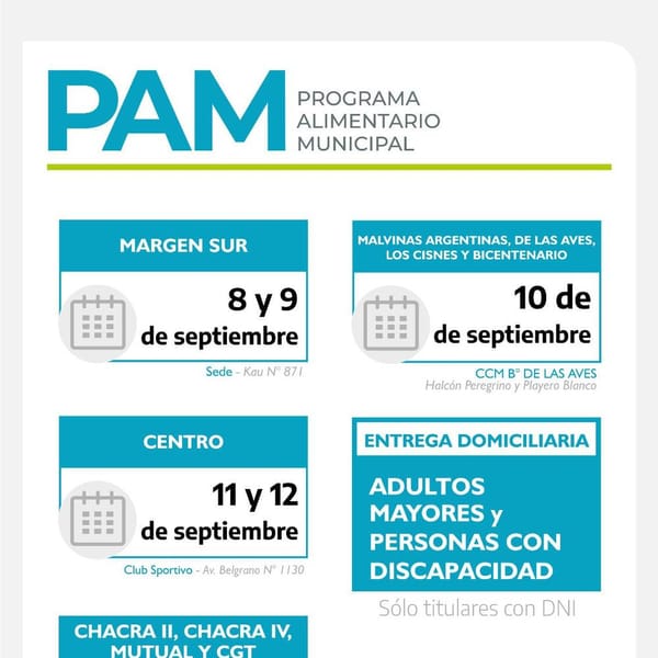 Comienza la entrega de módulos alimentarios en Río Grande