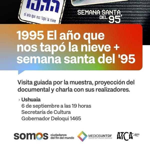 Cultura provincial presenta "1995, el año que nos tapó la nieve"