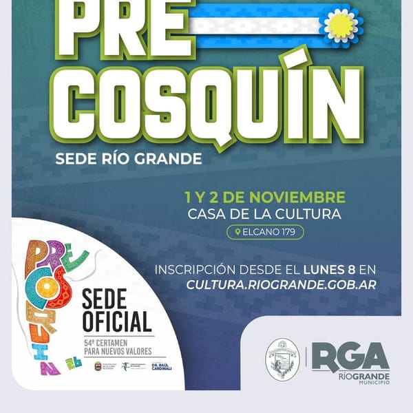 Inscripciones abiertas para Pre Cosquín 2026 en Río Grande