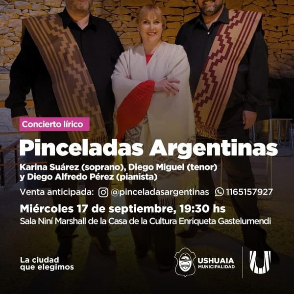 Concierto “Pinceladas Argentinas” en Ushuaia