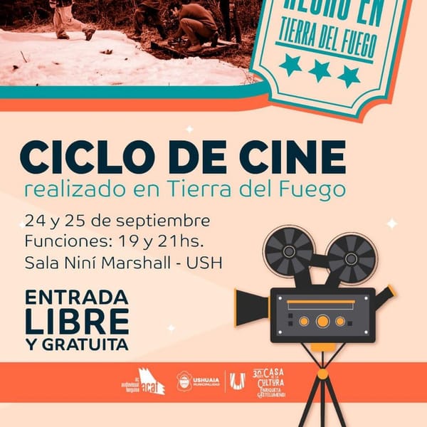 Cine Fueguino en Ushuaia: “Hecho en Tierra del Fuego”