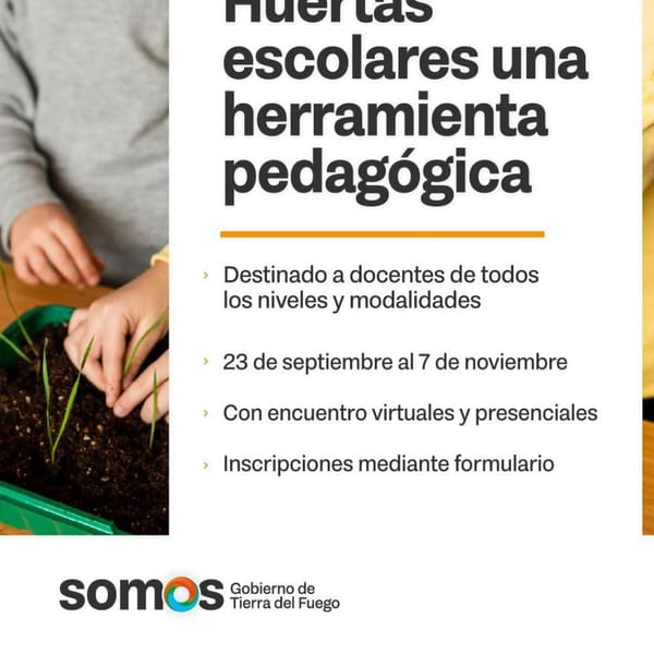 Capacitación en Huertas Escolares para Docentes Argentinos