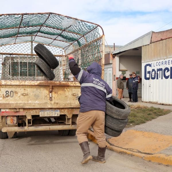 Río Grande impulsa reciclaje de cubiertas para economía circular