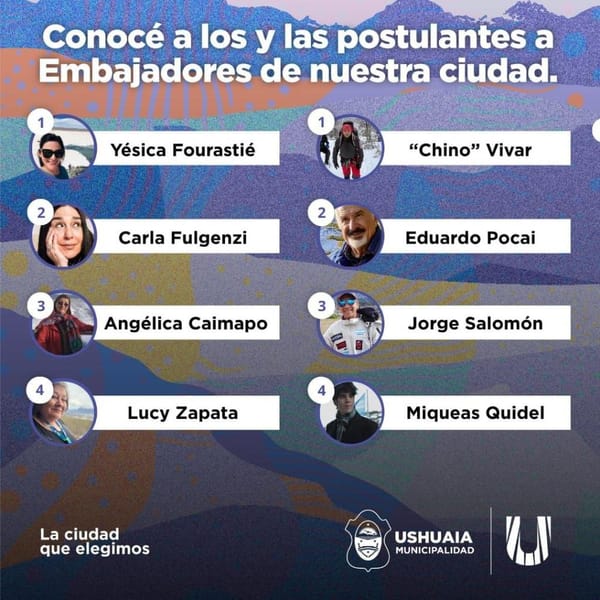 Ushuaia abre votación para Embajador y Embajadora 2023