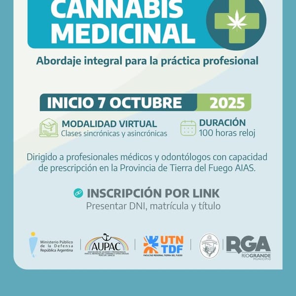 Argentina impulsa diplomatura en cannabis medicinal para profesionales