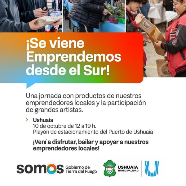 Emprendedores del Sur se unen en gran feria en Ushuaia
