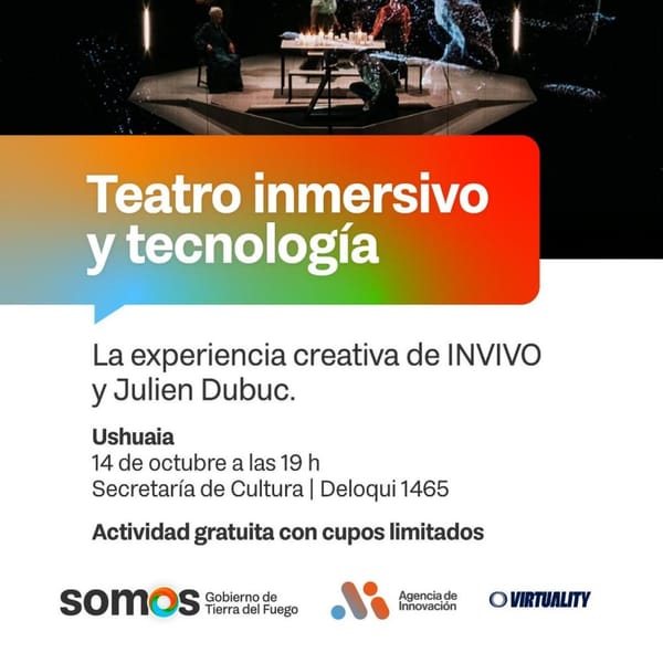 Tecnología y teatro: Invivo y Julien Dubuc en Ushuaia