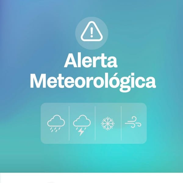 Alerta amarilla por nevadas en zona centro y sur