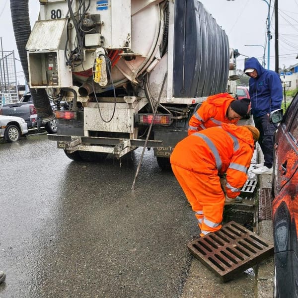 Ushuaia activa operativo ante intensas lluvias