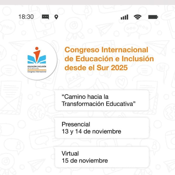 Congreso Educativo Internacional desde el Sur 2025: Inscripciones abiertas hasta el 7 de noviembre