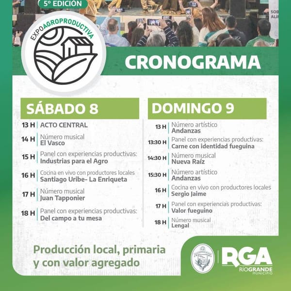 Río Grande: Arranca la Expo Agroproductiva 2023