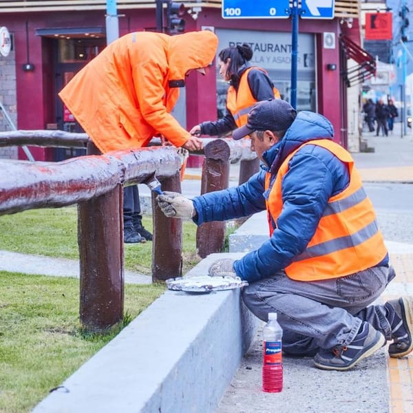 Ushuaia impulsa la renovación urbana con acciones municipales
