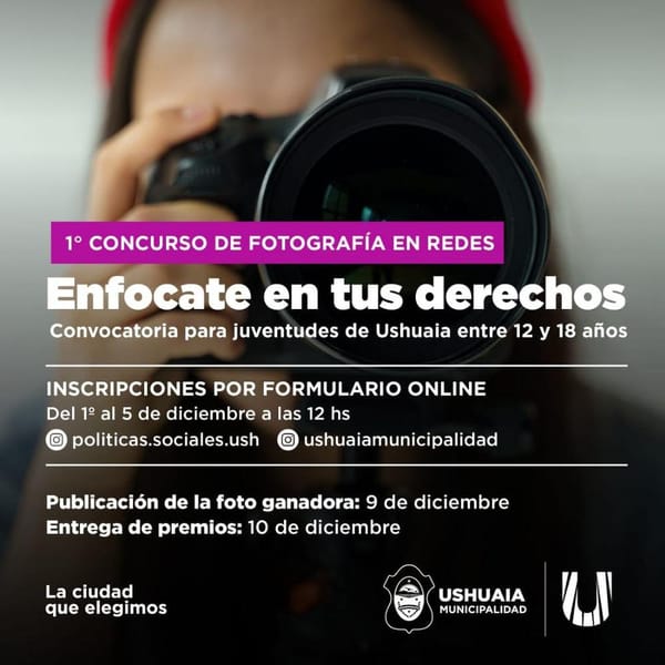 Ushuaia lanza concurso de fotografía por los derechos humanos