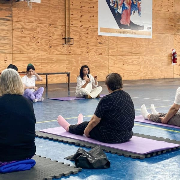 Encuentro en Río Grande combina prevención y yoga