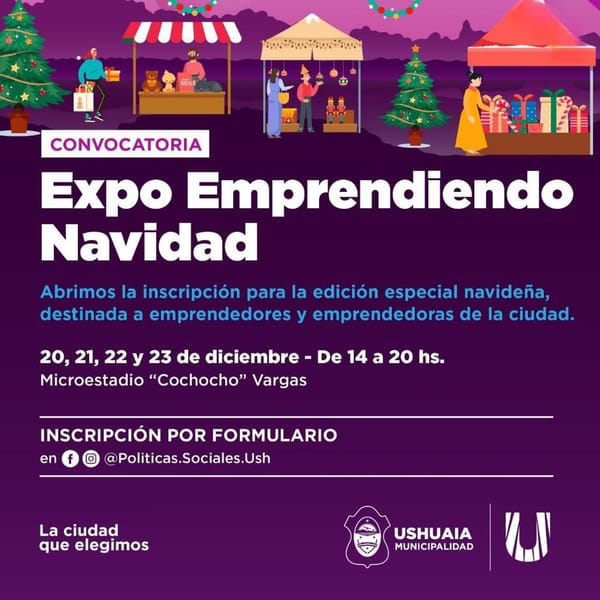 Expo Navideña Ushuaia 2023: Inscripciones abiertas