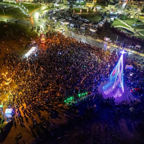 Ushuaia enciende su árbol navideño con alegría y arte